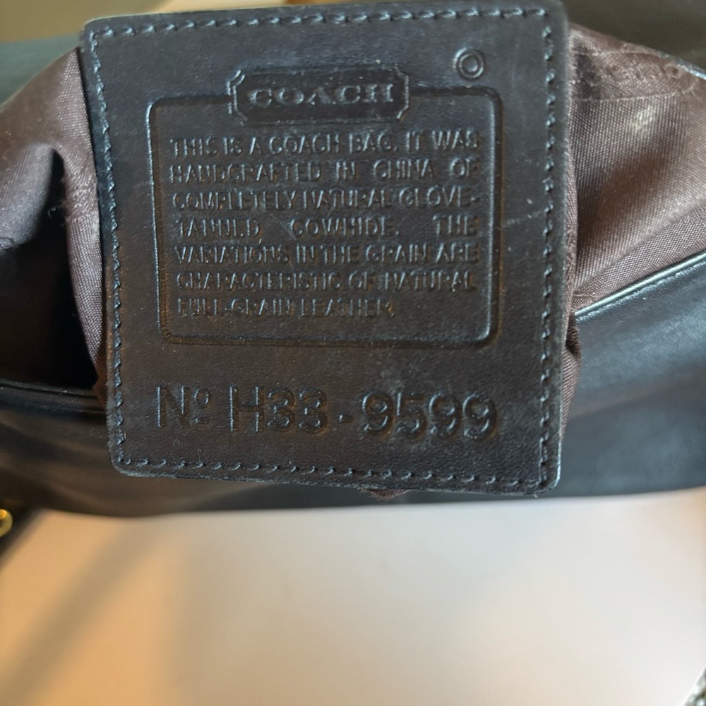 Coach Black Leather Crossbody Bag - Picture 5 of 6